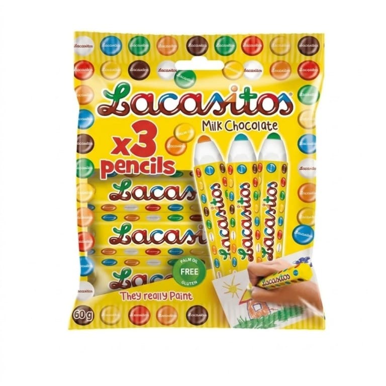 Chocolates Lápiz (3u x 20g) LACASITOS - Imagen 1