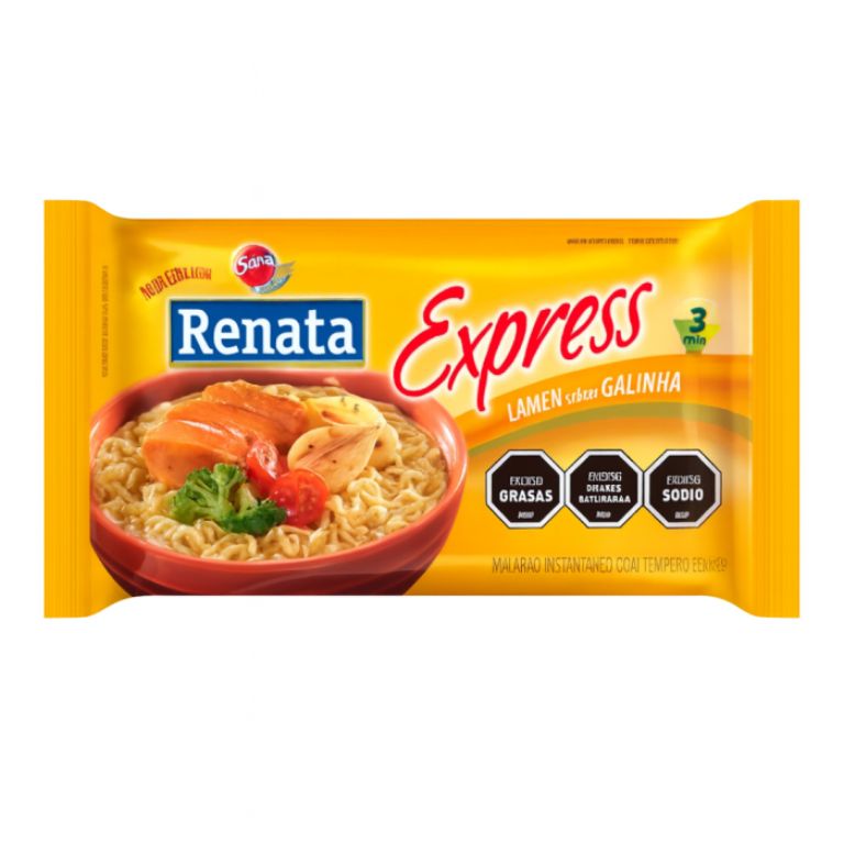 Fideos Instantáneos Noodles Sabor a Pollo (85g) RENATA - Imagen 1