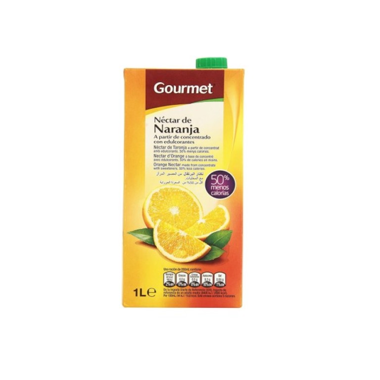 Néctar de Naranja Sin Azúcar (1L) GOURMET - Imagen 1