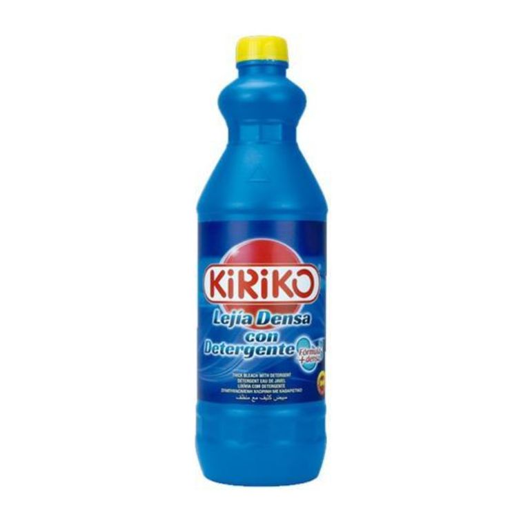 Lejía Densa Azul con Detergente (1500 ml) KIRIKO - Imagen 1