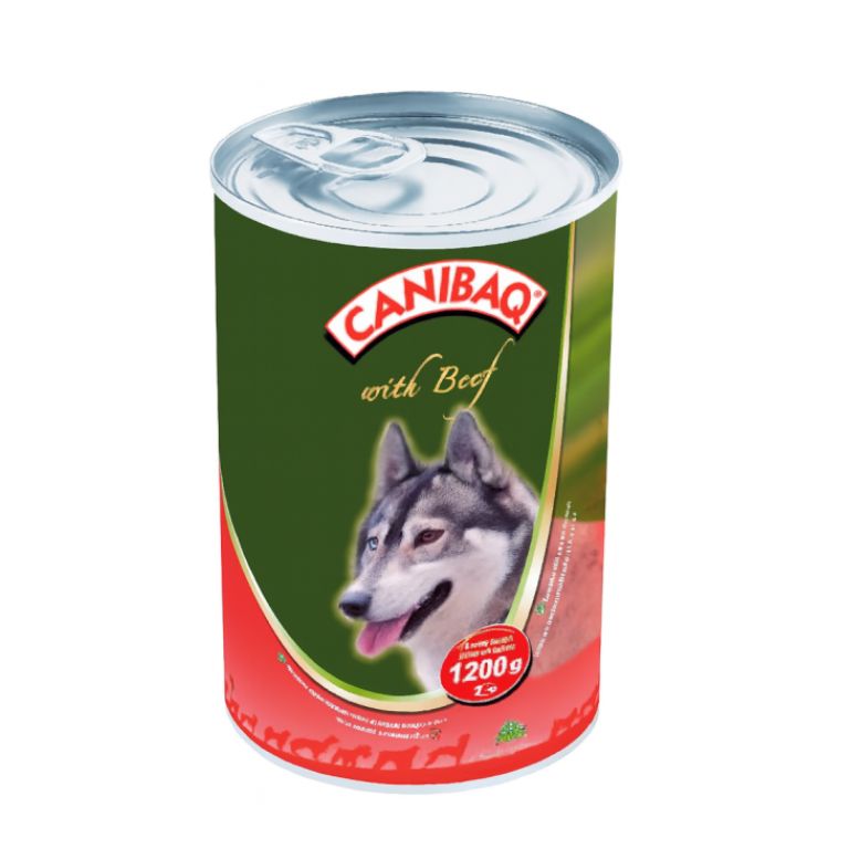 Alimento para Perros Pate Buey (1200g) CANIBAQ DIBAQ - Imagen 1