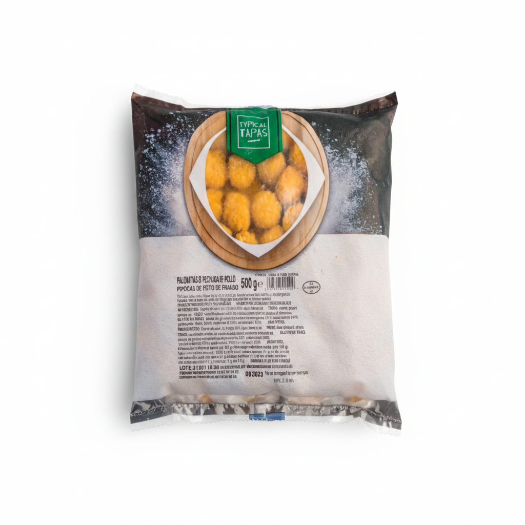 Palomitas de Pechuga de Pollo (500 g) EUROFRITS - Imagen 1