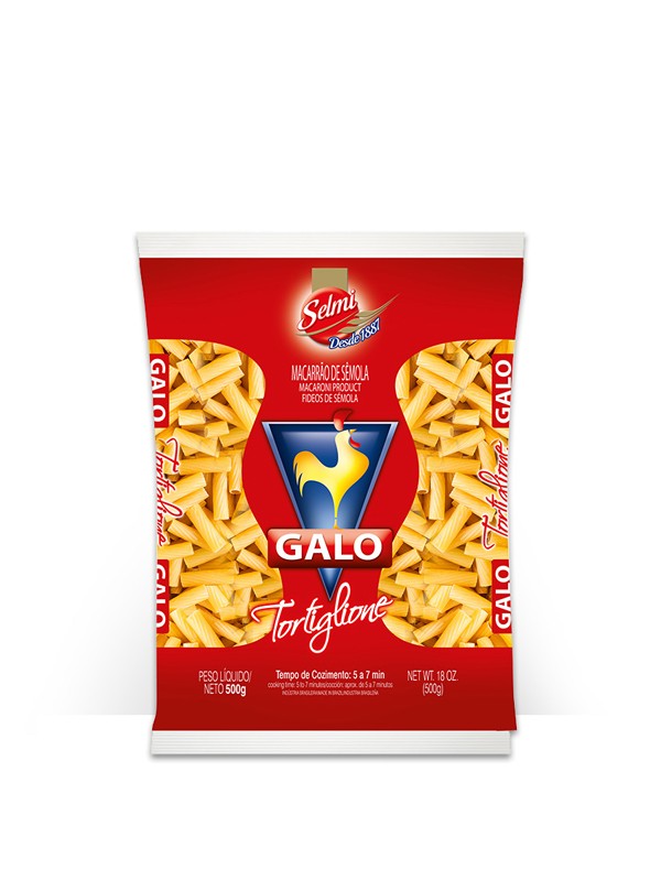 Pasta macarron tortiglione 500g Galo - Imagen 1