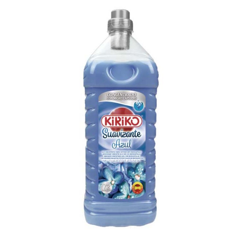 Suavizante Concentrado Azul con Microcápsulas (2L) KIRIKO - Imagen 1