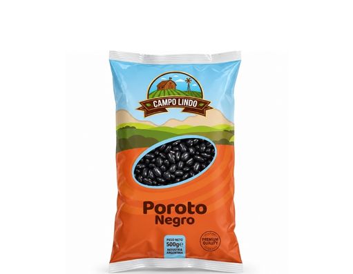 Frijol Negro (500g) CAMPO LINDO