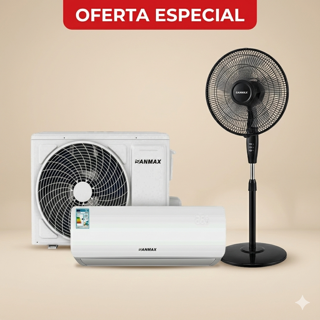 Aire Split + Ventilador de Pedestal (Precio Especial) - Imagen 1