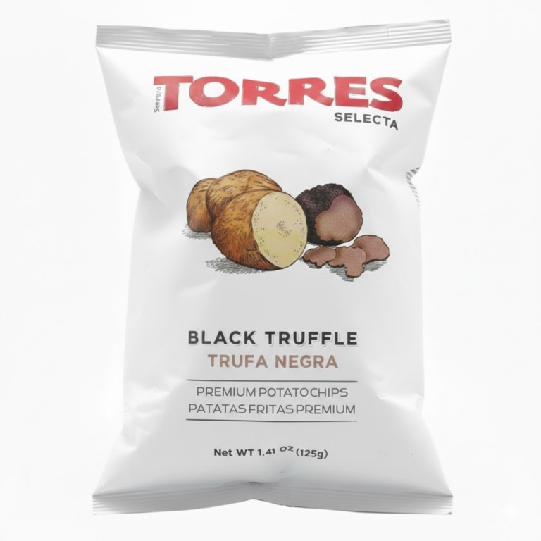 Chips de Patatas Sabor Trufas (125g) TORRES SELECTA - Imagen 1