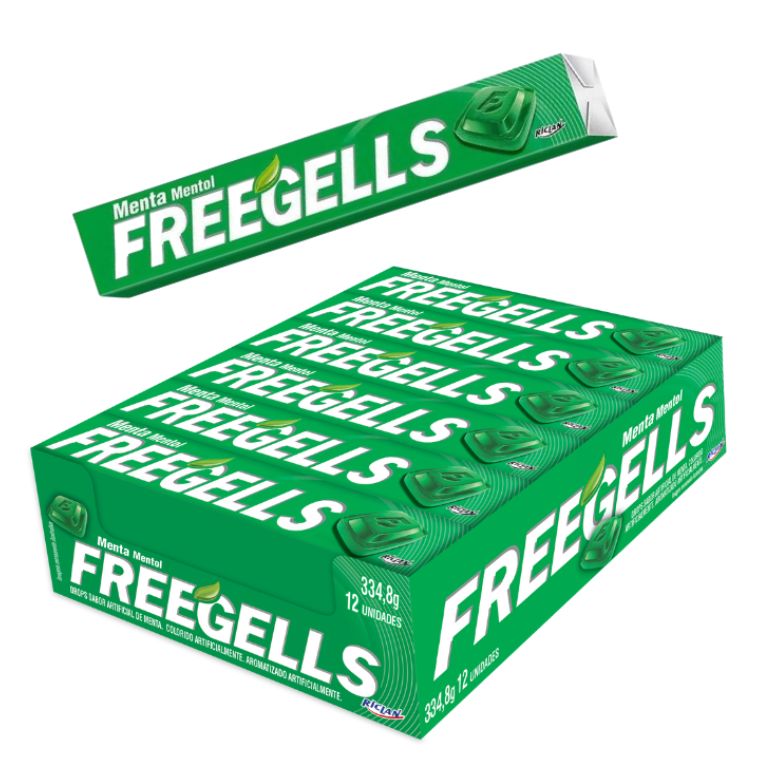 Drops Freegells Menta (12u) RICLAN - Imagen 1