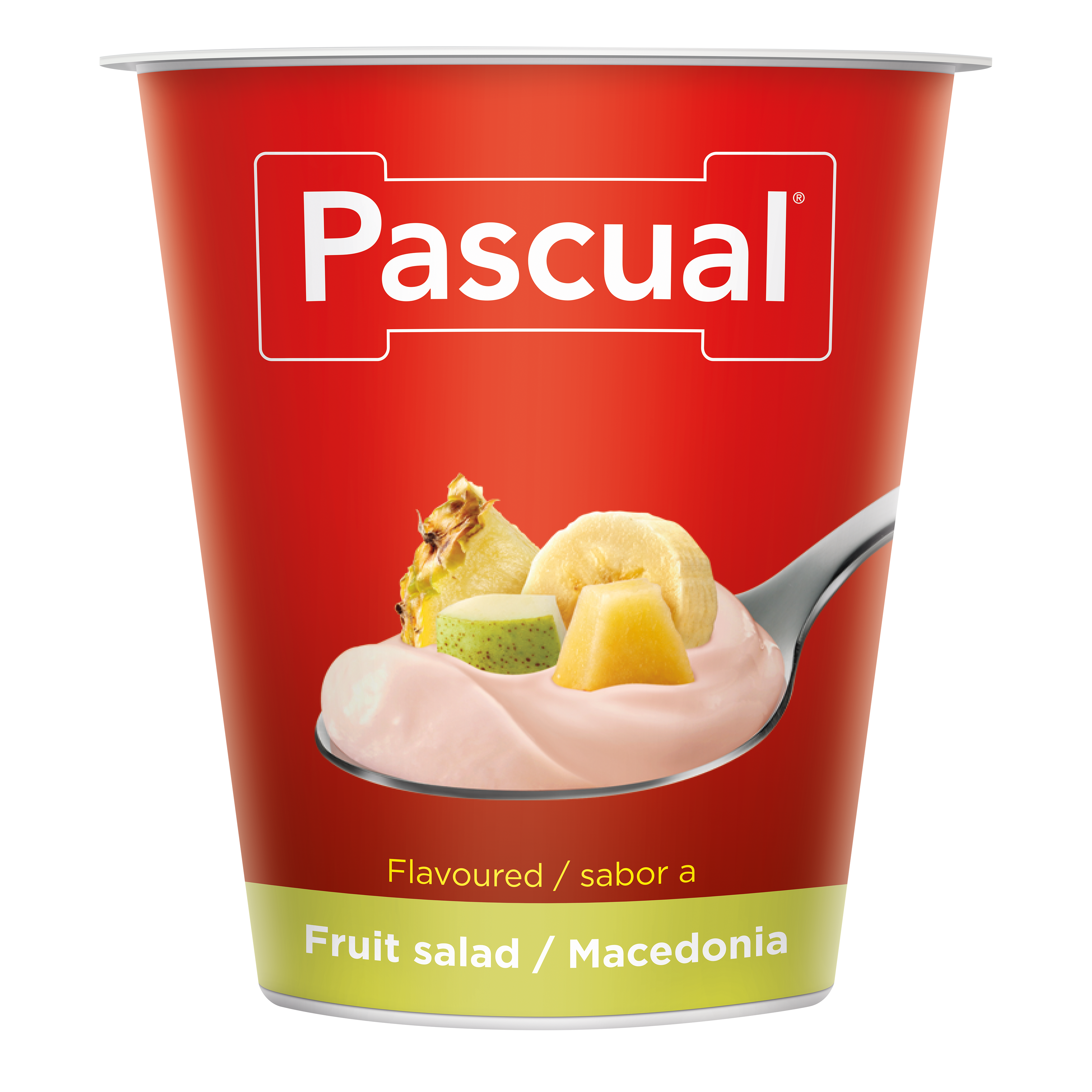 Yogur  Pasteuriz Sabor Macedonia Pascual 120gr (post lact) - Imagen 1