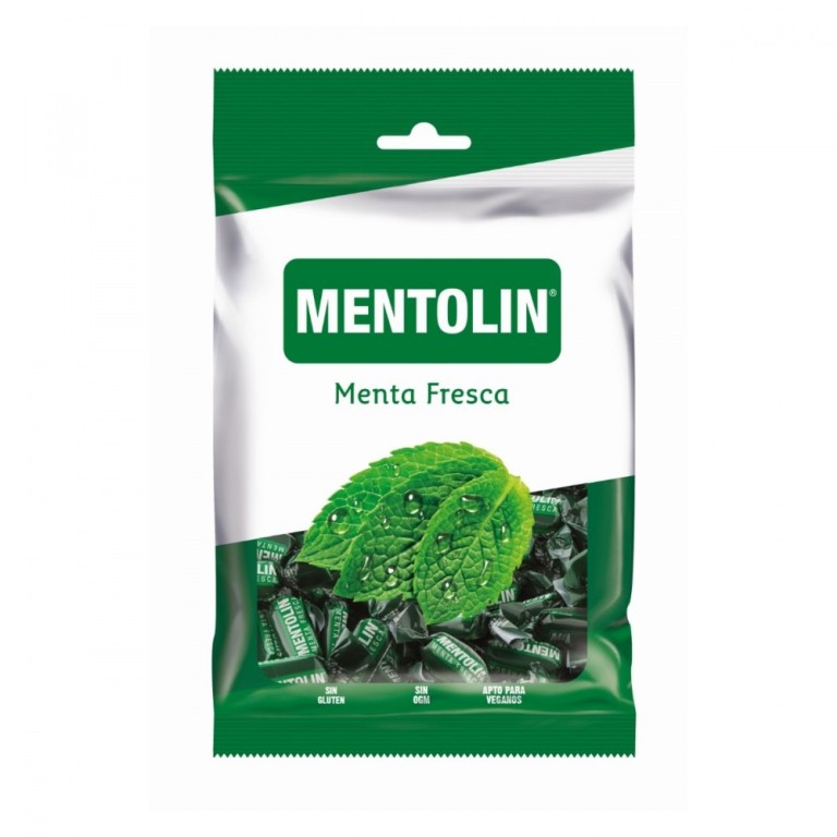 Caramelos Menta Fresca con Azúcar (200g) MENTOLIN - Imagen 1