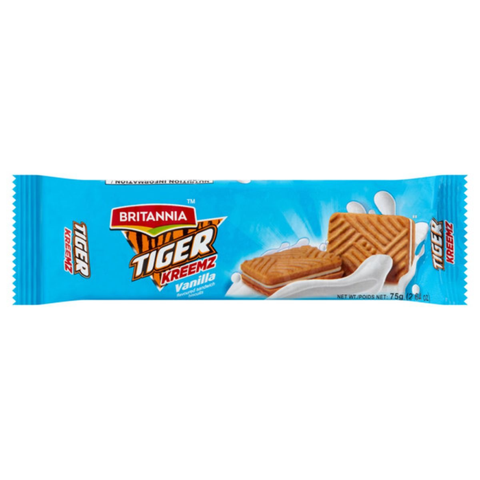 Galletas con Crema de Vainilla (75g) TIGER - Imagen 1
