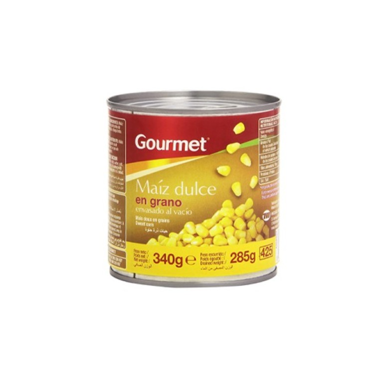 Maíz Dulce en Grano (285g Esc./340g) GOURMET - Imagen 1