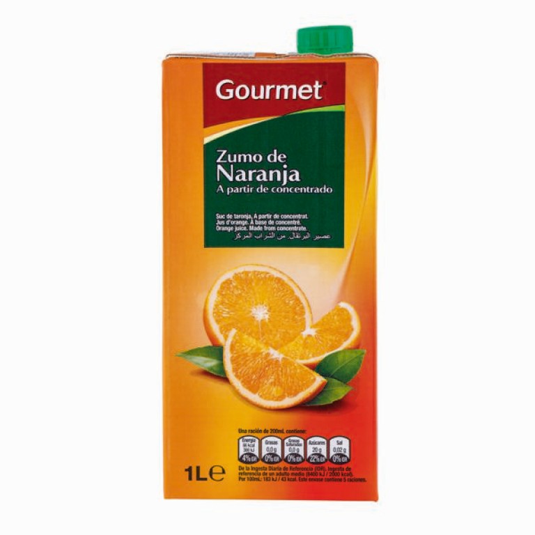Zumo de Naranja Brick (1L) GOURMET - Imagen 1