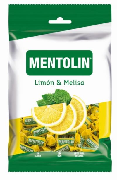 Mentolin Limon Melisa Con Azucar 150Gr  caja x 16 Ud - Imagen 1