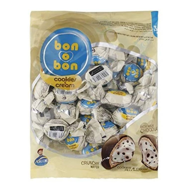 Bombón Cookies and Cream Estuche (30 ud x 15 g) BON O BON - Imagen 1