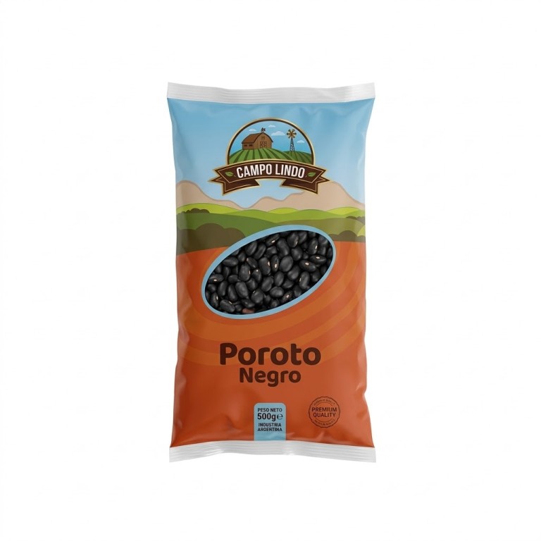 Frijoles Negros (500g) CAMPO LINDO - Imagen 1