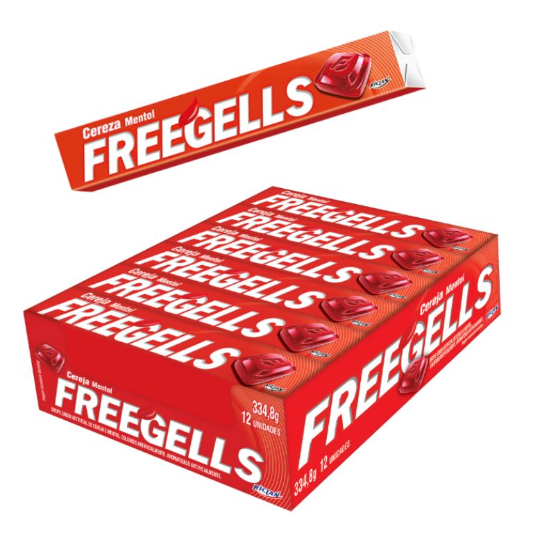 Drops Freegells Cereza (12u) RICLAN - Imagen 1