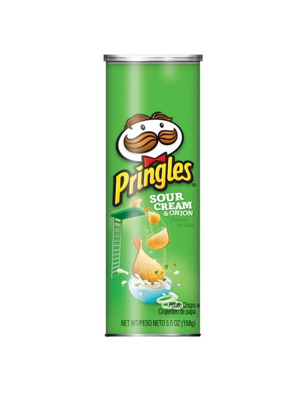 SNACK PRINGLES SOUR CREAM&ONION 158 GR - Imagen 1
