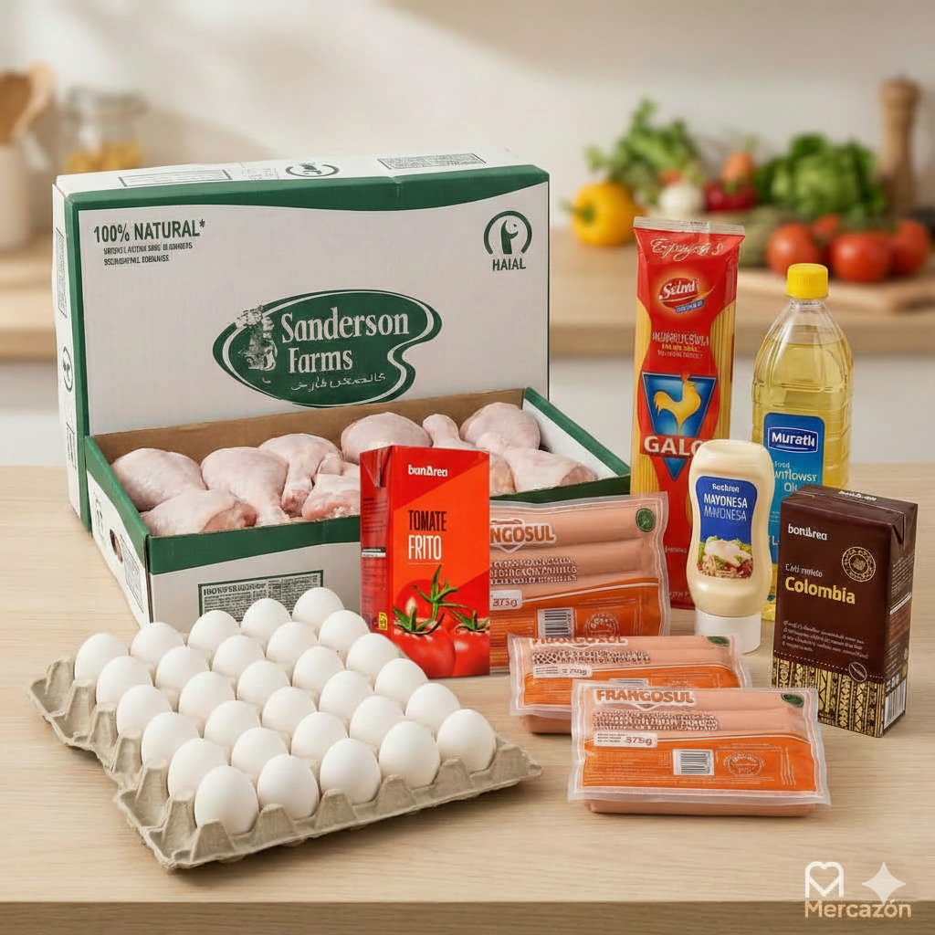 Cesta del Mes con Pollo