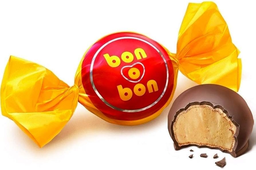 Bombón Bon o Bon de leche y crema de maní (15 g) - Imagen 1
