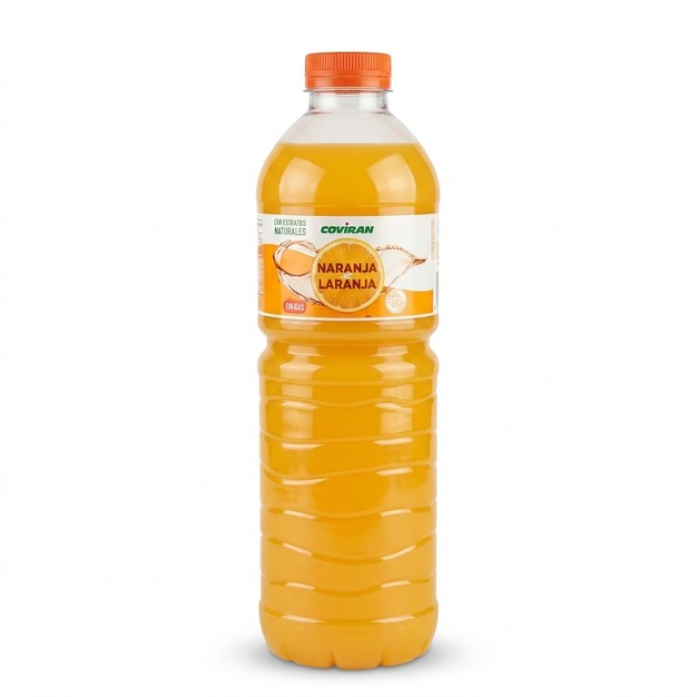 Refresco de Naranja 12% Zumo sin Gas (1.5L) COVIRAN - Imagen 1