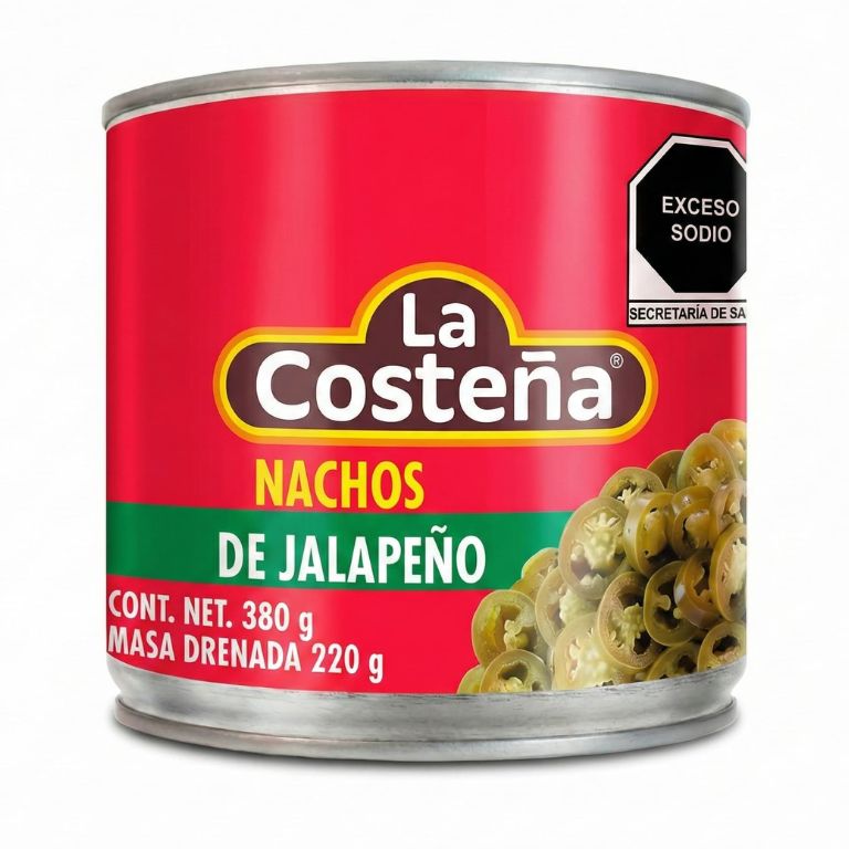 NACHOS DE JALAPEÑOS 24 / 380 G   LA COSTEÑA - Imagen 1