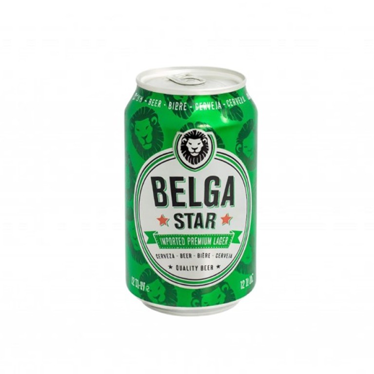 Cerveza en Lata 4.9% (330ml) BELGASTAR - Imagen 1