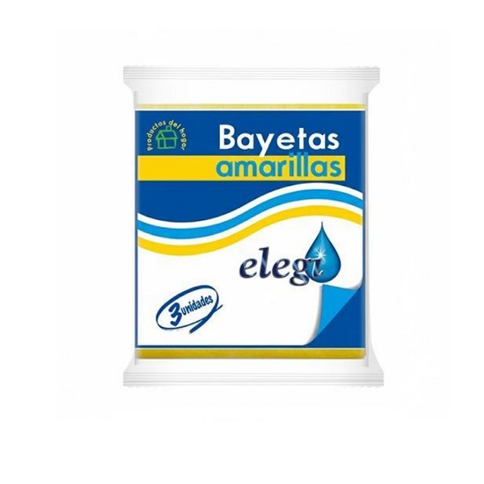 Bayetas Amarillas (3 u) ELEGI - Imagen 1