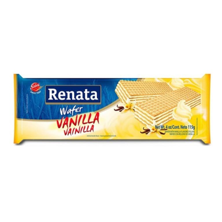 Wafer Sabor Vainilla (115g) RENATA - Imagen 1