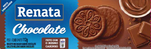 Galletas con Crema de Chocolate 112g Renata - Imagen 1