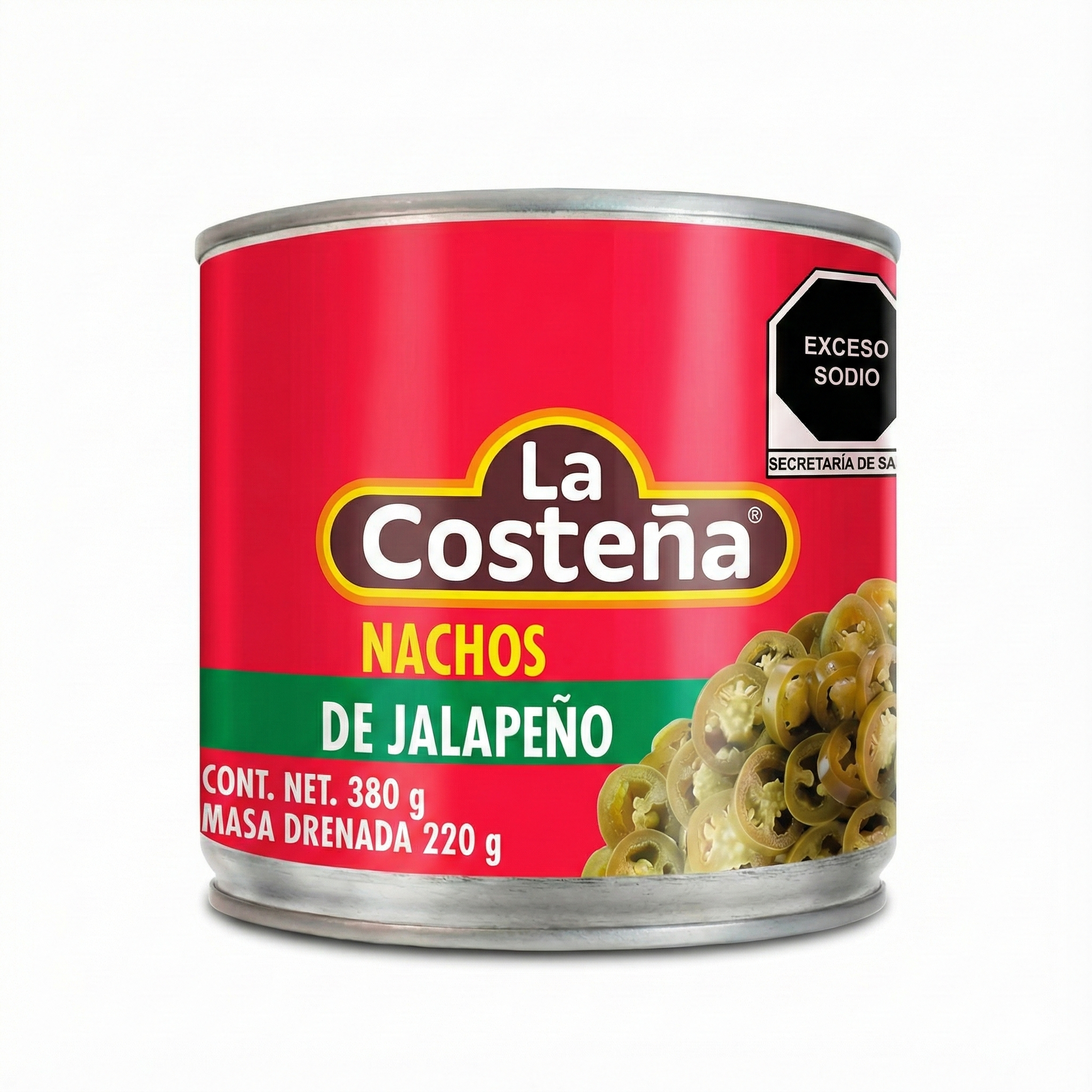 NACHOS DE JALAPEÑOS 24 / 380 G   LA COSTEÑA - Imagen 1