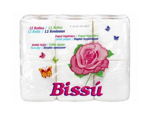 Papel Higiénico BISSU (12 rollos)