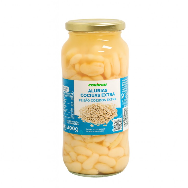 Alubias Blancas (540g Esc./ 400g) COVIRAN - Imagen 1