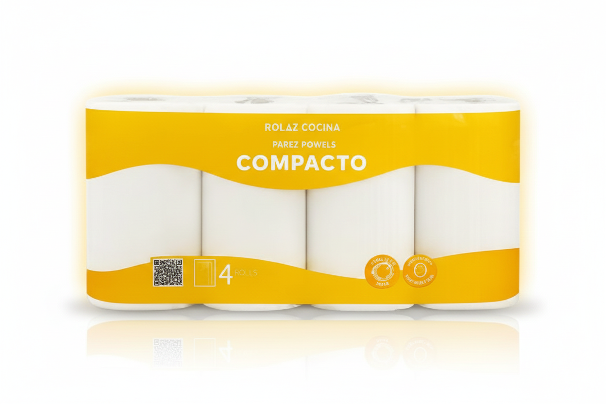 Rollo Papel Cocina Coviran (4 Unidades) - Imagen 1