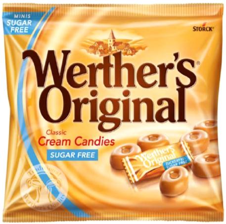 Caramelos Werther"s Original Sugar Free en bolsa (70 gr) STORK - Imagen 1