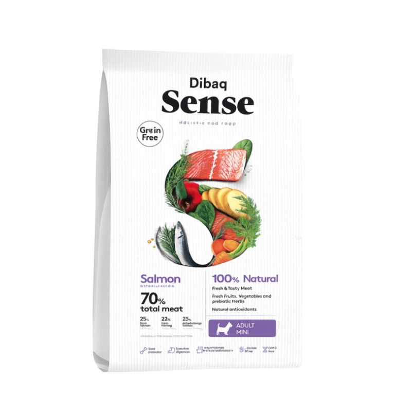 Alimento para Perros Salmón Mini (2 Kg) DIBAQ SENSE - Imagen 1