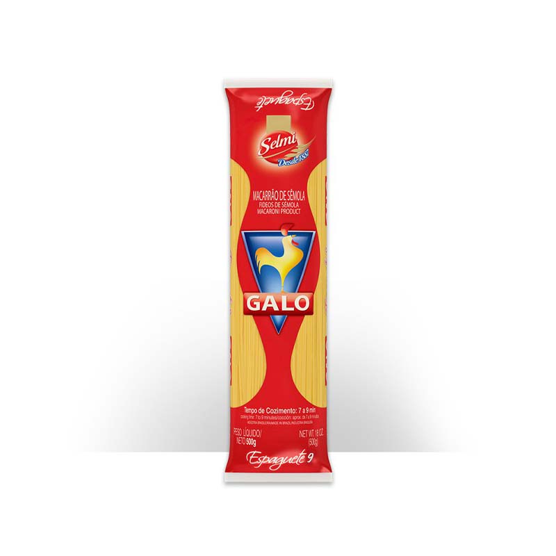 Pasta Spaghetti 9 (500g) GALO - Imagen 1